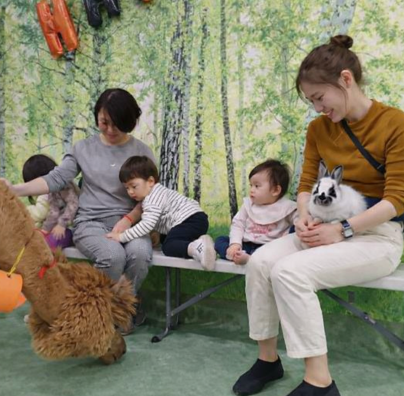 うさぎさんの抱っこ